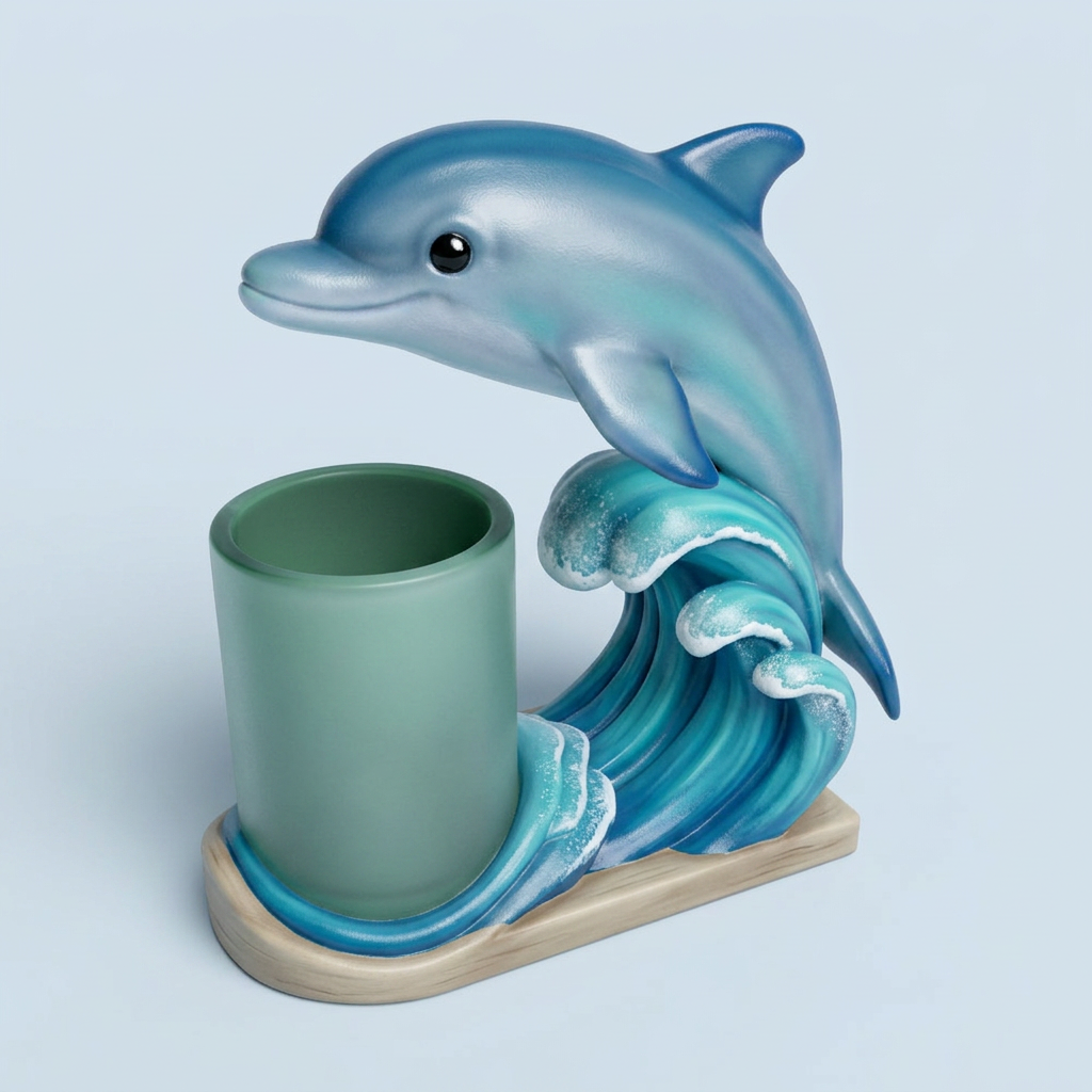 Dolphin Pen Holder