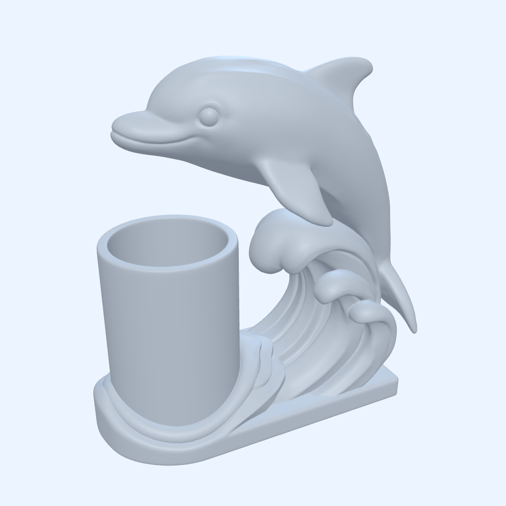 Dolphin Pen Holder